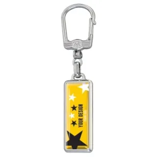 Keyring metal, rectangle - LT99610 (gadzety reklamowe)